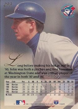 John Olerud  baseball card collectible - Main Image 2