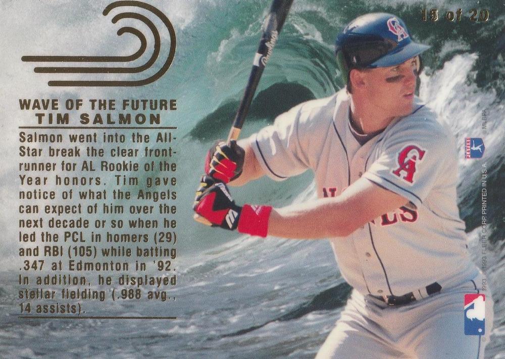 Tim Salmon  baseball card collectible - Main Image 2