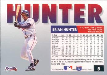 Brian Hunter  baseball card collectible - Main Image 2