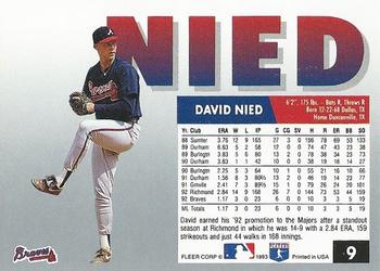 David Nied  baseball card collectible - Main Image 2