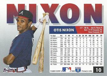 Otis Nixon  baseball card collectible - Main Image 2