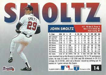 John Smoltz  baseball card collectible - Main Image 2