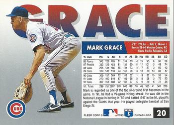 Mark Grace  baseball card collectible - Main Image 2