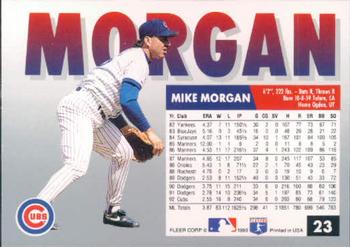 Mike Morgan  baseball card collectible - Main Image 2