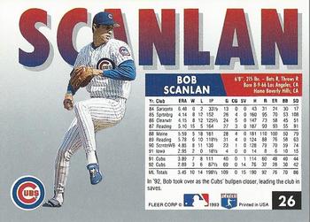 Bob Scanlan  baseball card collectible - Main Image 2