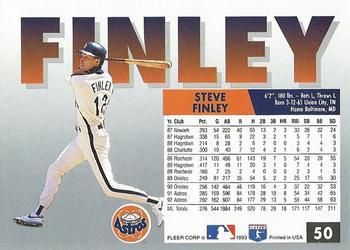 Steve Finley  baseball card collectible - Main Image 2