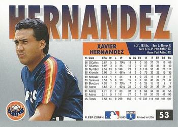Xavier Hernandez  baseball card collectible - Main Image 2