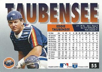 Eddie Taubensee  baseball card collectible - Main Image 2
