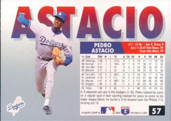 Pedro Astacio  baseball card collectible - Main Image 2