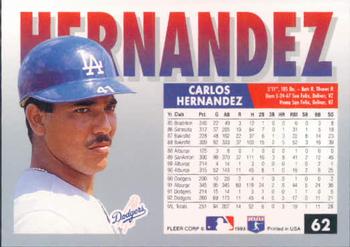Carlos Hernandez  baseball card collectible - Main Image 2