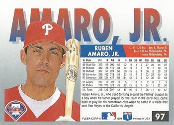 Ruben Amaro, Jr.  baseball card collectible - Main Image 2