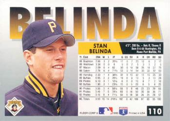 Stan Belinda  baseball card collectible - Main Image 2