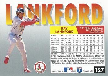 Ray Lankford  baseball card collectible - Main Image 2