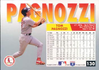Tom Pagnozzi  baseball card collectible - Main Image 2