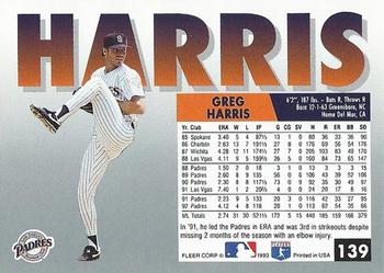 Greg Harris  baseball card collectible - Main Image 2