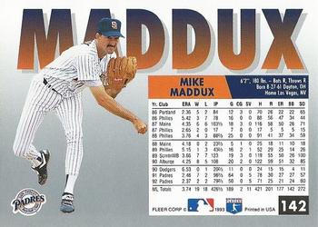 Mike Maddux  baseball card collectible - Main Image 2