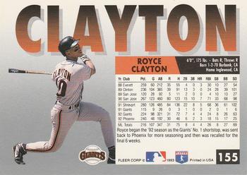 Royce Clayton  baseball card collectible - Main Image 2