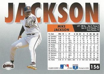 Mike Jackson  baseball card collectible - Main Image 2