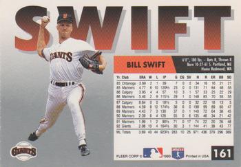 Bill Swift  baseball card collectible - Main Image 2