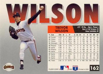 Trevor Wilson  baseball card collectible - Main Image 2