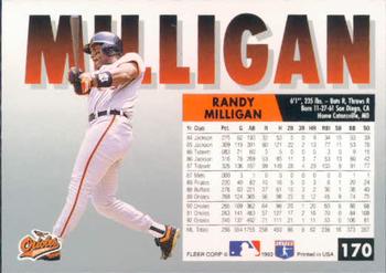 Randy Milligan  baseball card collectible - Main Image 2