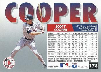 Scott Cooper  baseball card collectible - Main Image 2
