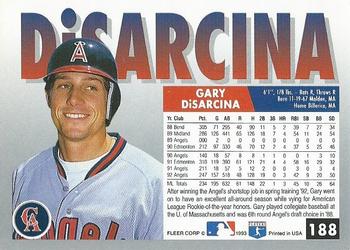 Gary DiSarcina  baseball card collectible - Main Image 2