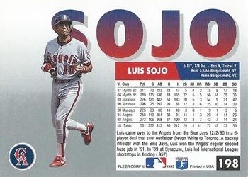 Luis Sojo  baseball card collectible - Main Image 2