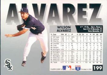 Wilson Alvarez  baseball card collectible - Main Image 2