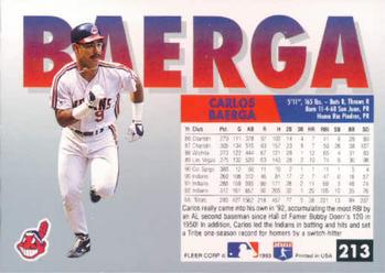 Carlos Baerga  baseball card collectible - Main Image 2