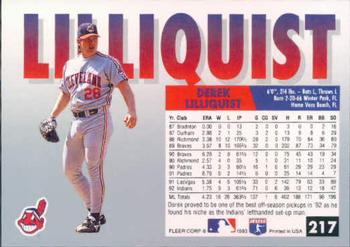 Derek Lilliquist  baseball card collectible - Main Image 2