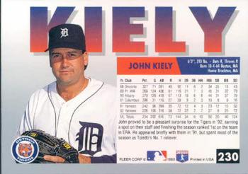 John Kiely  baseball card collectible - Main Image 2