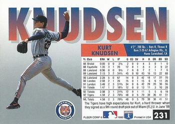 Kurt Knudsen  baseball card collectible - Main Image 2