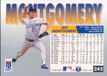 Jeff Montgomery  baseball card collectible - Main Image 2