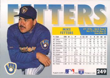 Mike Fetters  baseball card collectible - Main Image 2