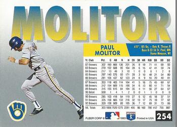 Paul Molitor  baseball card collectible - Main Image 2