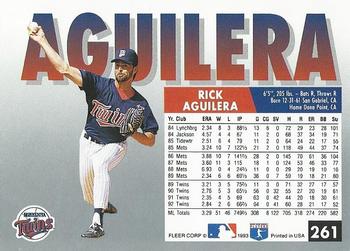 Rick Aguilera  baseball card collectible - Main Image 2