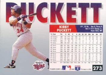 Kirby Puckett  baseball card collectible - Main Image 2