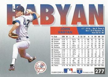 John Habyan  baseball card collectible - Main Image 2