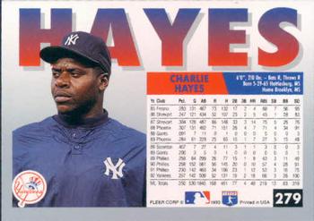 Charlie Hayes  baseball card collectible - Main Image 2