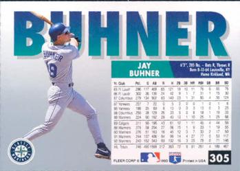 Jay Buhner  baseball card collectible - Main Image 2