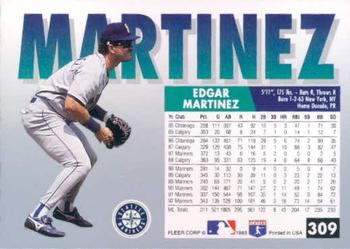 Edgar Martinez  baseball card collectible - Main Image 2