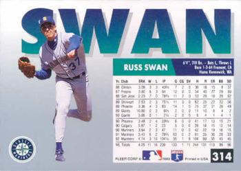 Russ Swan  baseball card collectible - Main Image 2