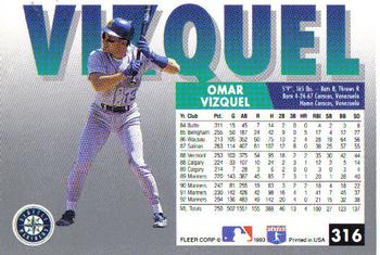 Omar Vizquel  baseball card collectible - Main Image 2
