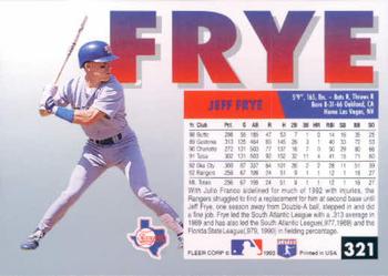 Jeff Frye  baseball card collectible - Main Image 2