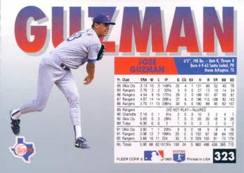 Jose Guzman  baseball card collectible - Main Image 2