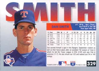 Dan Smith  baseball card collectible - Main Image 2