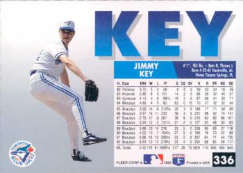 Jimmy Key  baseball card collectible - Main Image 2