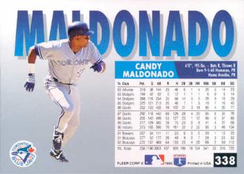 Candy Maldonado  baseball card collectible - Main Image 2