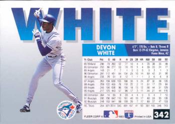 Devon White  baseball card collectible - Main Image 2